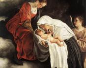 奥拉齐奥 杰特斯基 : The Vision of St Francesca Romana